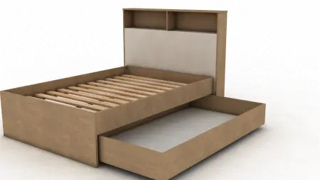 الرسوم المتحركة لتجميع إطار السرير